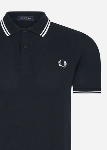 Fred Perry Polo's Twin tipped Fred Perry shirt - navy white