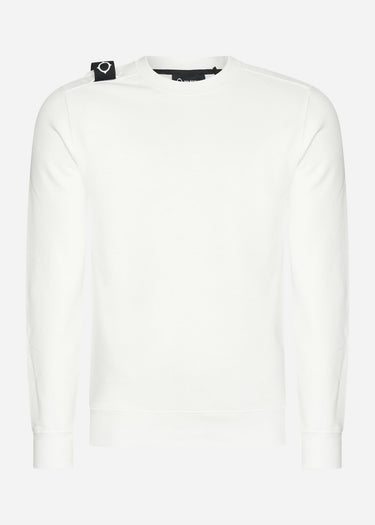 MA.Strum Truien Core crew sweat - optic white