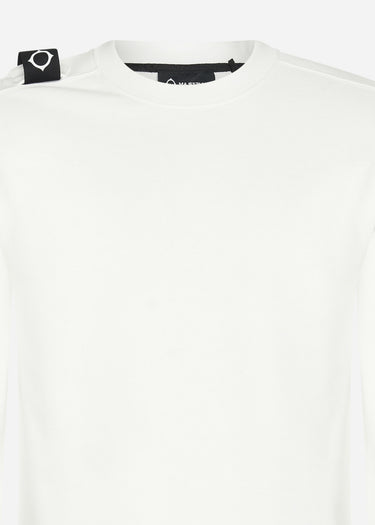 MA.Strum Truien Core crew sweat - optic white