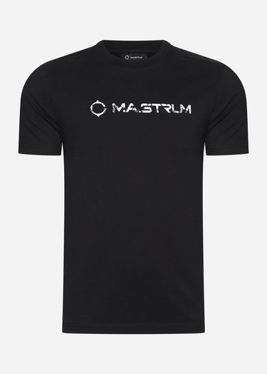 MA.Strum T-shirts Cracked logo tee - black