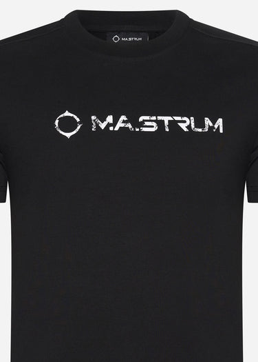 MA.Strum T-shirts Cracked logo tee - black