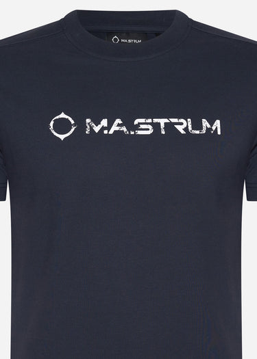 MA.Strum T-shirts Cracked logo tee - ink navy