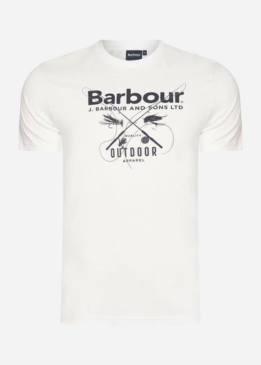 Barbour T-shirts Fly tee - white