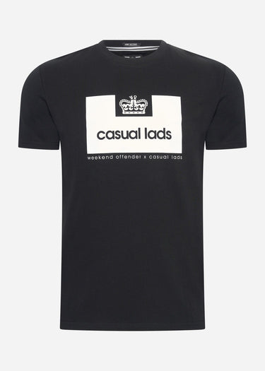 Casual Lads T-shirts Casual Lads t-shirt - black (test) (4)
