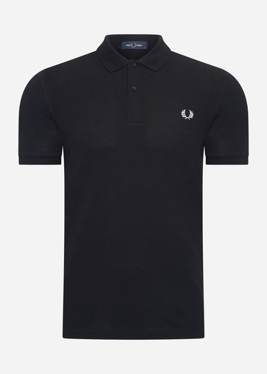 Fred Perry Polo's Plain fred perry shirt - black white