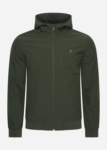 Farah Jassen Rudd softshell jacket - evergreen
