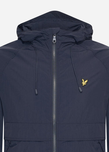 Lyle & Scott Jassen Hooded windbreaker jacket - dark navy