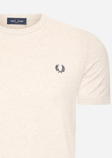 Fred Perry T-shirts Ringer T-shirt - porridge marl