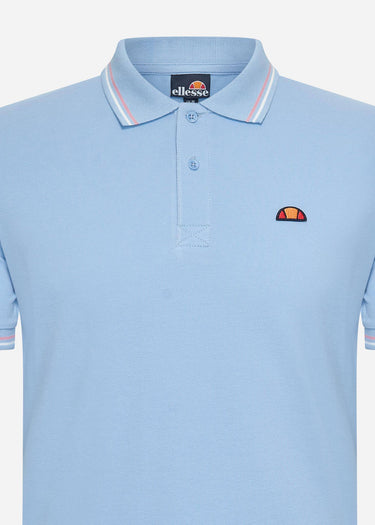 Ellesse Polo's Rooks polo - light blue light pink white
