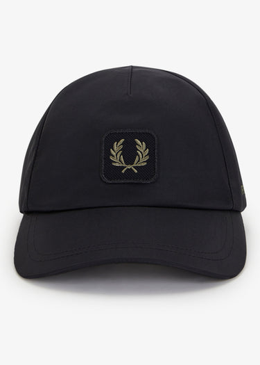 Fred Perry Petten Crinkle nylon cap - black