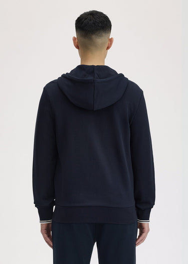 Fred Perry Vesten Hooded zip through sweatshirt - navy