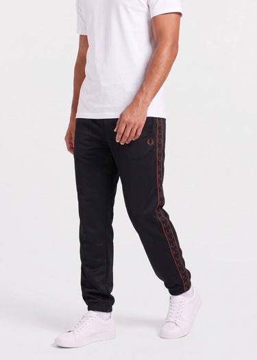 Fred Perry Broeken Contrast tape track pant - black