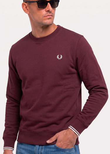 Fred Perry Truien Crew neck sweatshirt - oxblood ecru