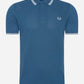 Fred Perry Polo's  Twin tipped fred perry shirt - mdngtbl ecr lice 