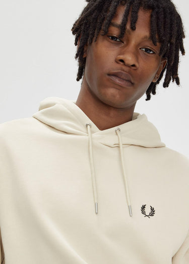 Fred Perry Hoodies Tipped hooded sweatshirt - oatmeal black