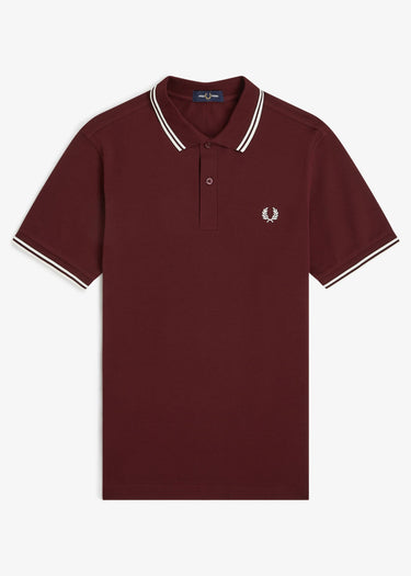 Fred Perry Polo's Twin tipped polo - oxblood