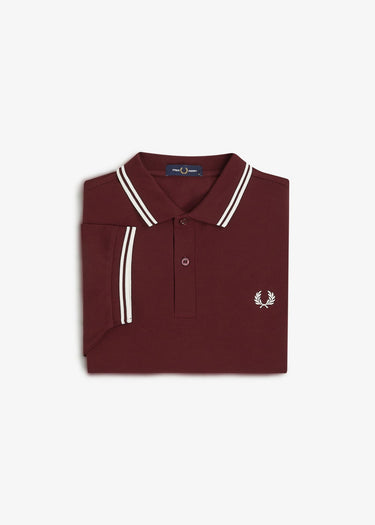 Fred Perry Polo's Twin tipped polo - oxblood