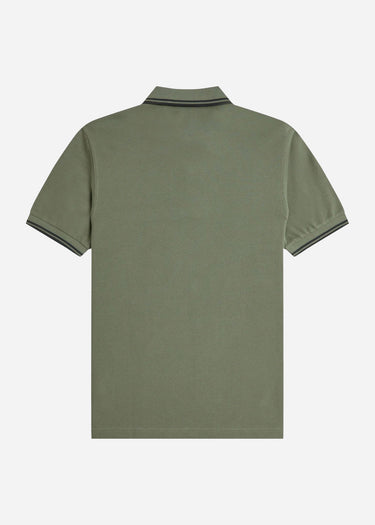 Fred Perry Polo's Twin tipped polo - laurel wreath green black