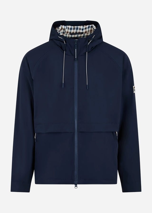 Aquascutum Jackets Shell sp hooded jacket - navy