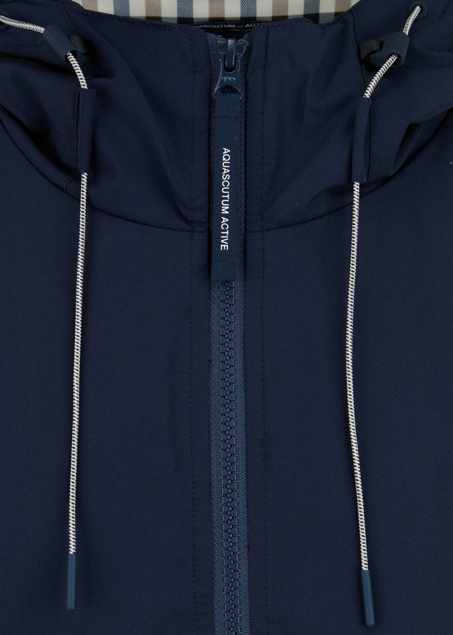 Aquascutum Jackets Shell sp hooded jacket - navy