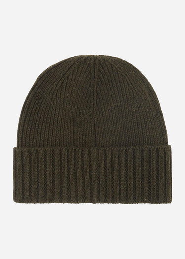 Barbour Mutsen Carlton beanie hat - dark green
