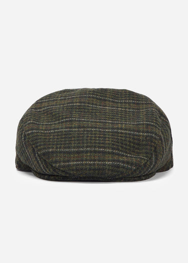 Barbour Petten Wilkin flat cap - olive check