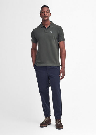 Barbour Polo's Tartan pique polo shirt - forest green