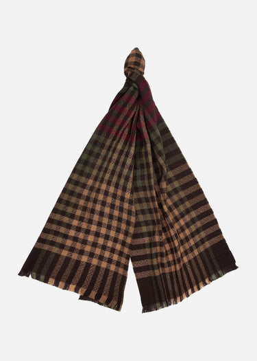Barbour Sjaals Ashton scarf - army green port