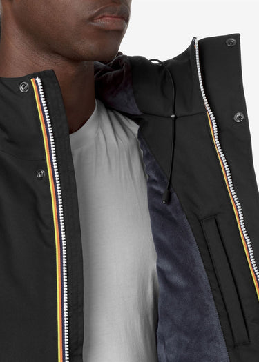 K-Way Jassen Jarno twill marmotta - black p blue a