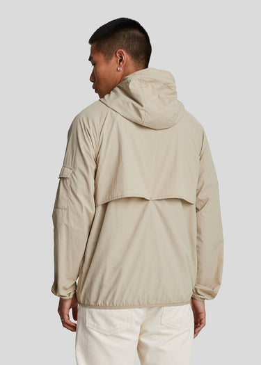 Lyle & Scott Jassen Hooded windbreaker jacket - stone