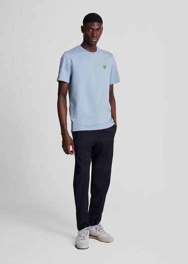 Lyle & Scott T-shirts Plain t-shirt - crafted blue