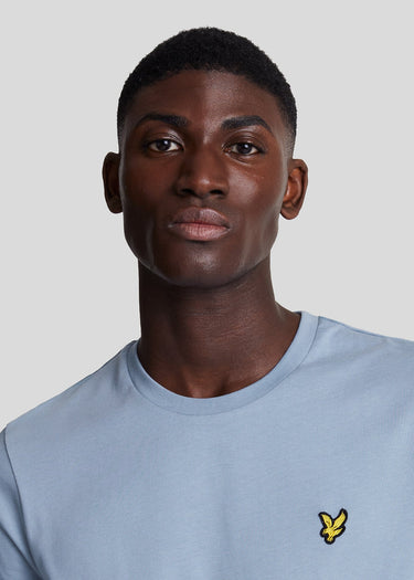 Lyle & Scott T-shirts Plain t-shirt - crafted blue