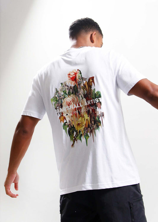 Marshall Artist T-shirts  Acid flora t-shirt - white 