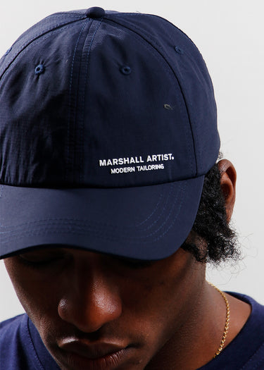 Marshall Artist Caps Siren injection ripstop cap - navy