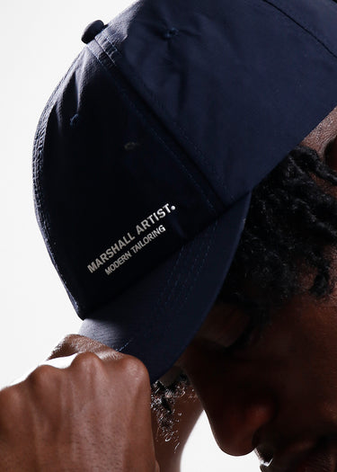 Marshall Artist Caps Siren injection ripstop cap - navy