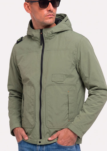 MA.Strum Jassen Velum runner jacket - brinze green