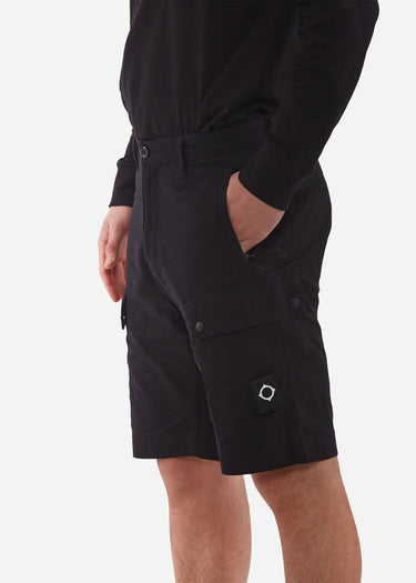 MA.Strum Korte Broeken Cargo short - black