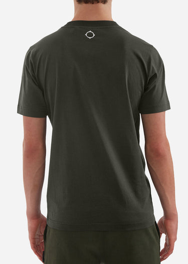 MA.Strum T-shirts Chest print tee - oil slick