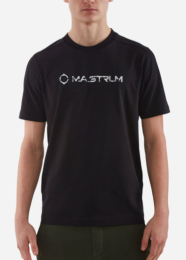 MA.Strum T-shirts Cracked logo tee - black