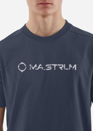 MA.Strum T-shirts Cracked logo tee - ink navy