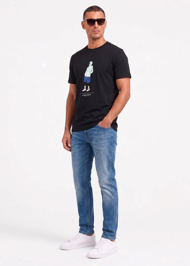 Drarga graphic tee - black - 4