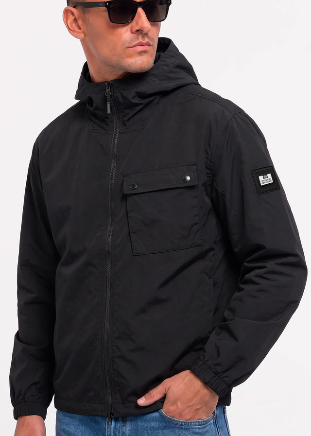 Weekend Offender Jackets Temara stretch technical jacket - black