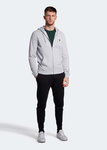 Lyle & Scott Vesten Zip through hoodie - light grey marl