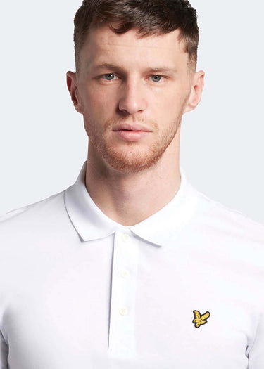 Lyle & Scott Polo's Plain polo shirt - white