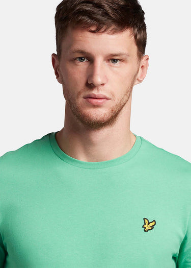 Lyle & Scott T-shirts Plain t-shirt - green glaze