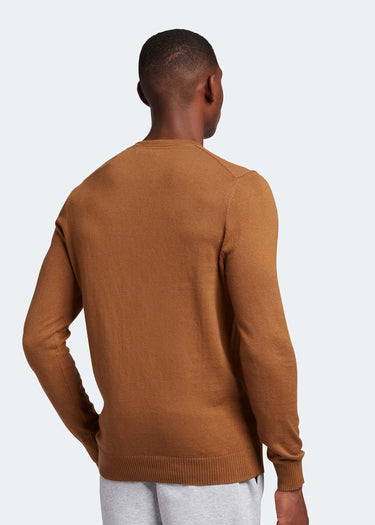 Lyle & Scott Truien Cotton merino crew jumper - anniversary gold