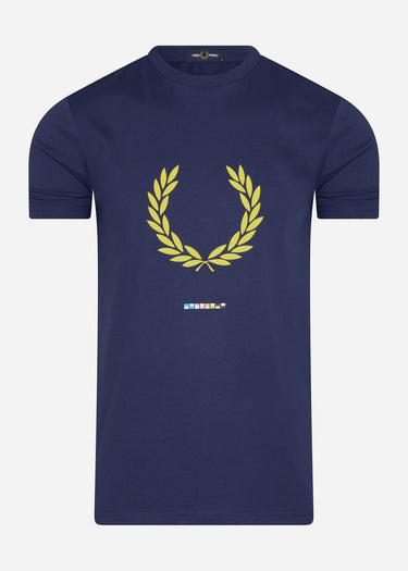 Fred Perry T-shirts Print registration t-shirt - french navy
