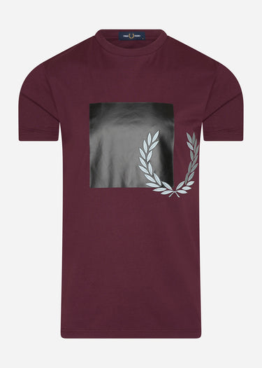 Fred Perry T-shirts Tonal graphic t-shirt - mahogany