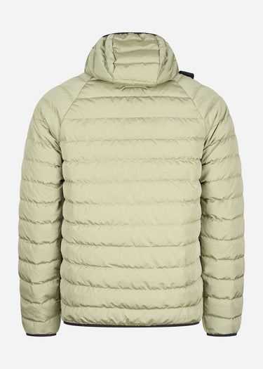 MA.Strum Jassen Hooded down jacket - tea