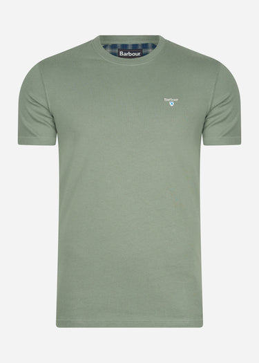Barbour T-shirts Tartan sports tee - agave green